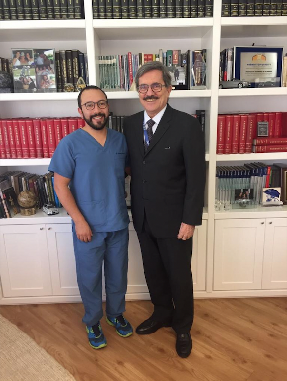 Dr. Josimar con el Prof. Dr. Evandro de Oliveira